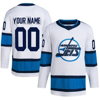 Youth Custom Winnipeg Jets Reverse Retro 2.0 Jersey - White Authentic